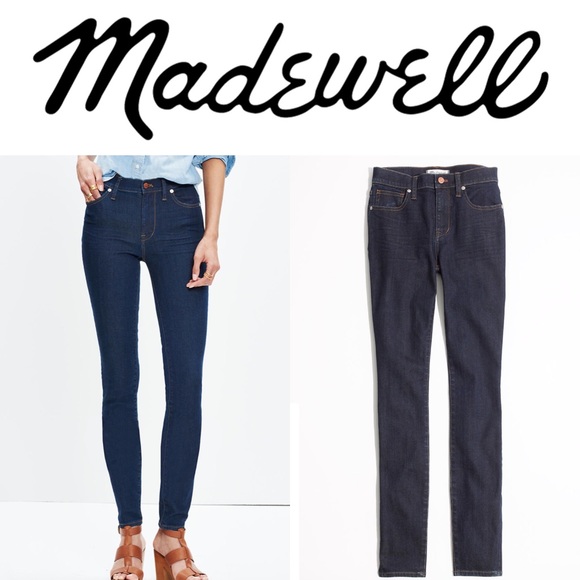 Madewell Denim - Madewell 9" High-Rise Skinny Jeans in Davis Wash